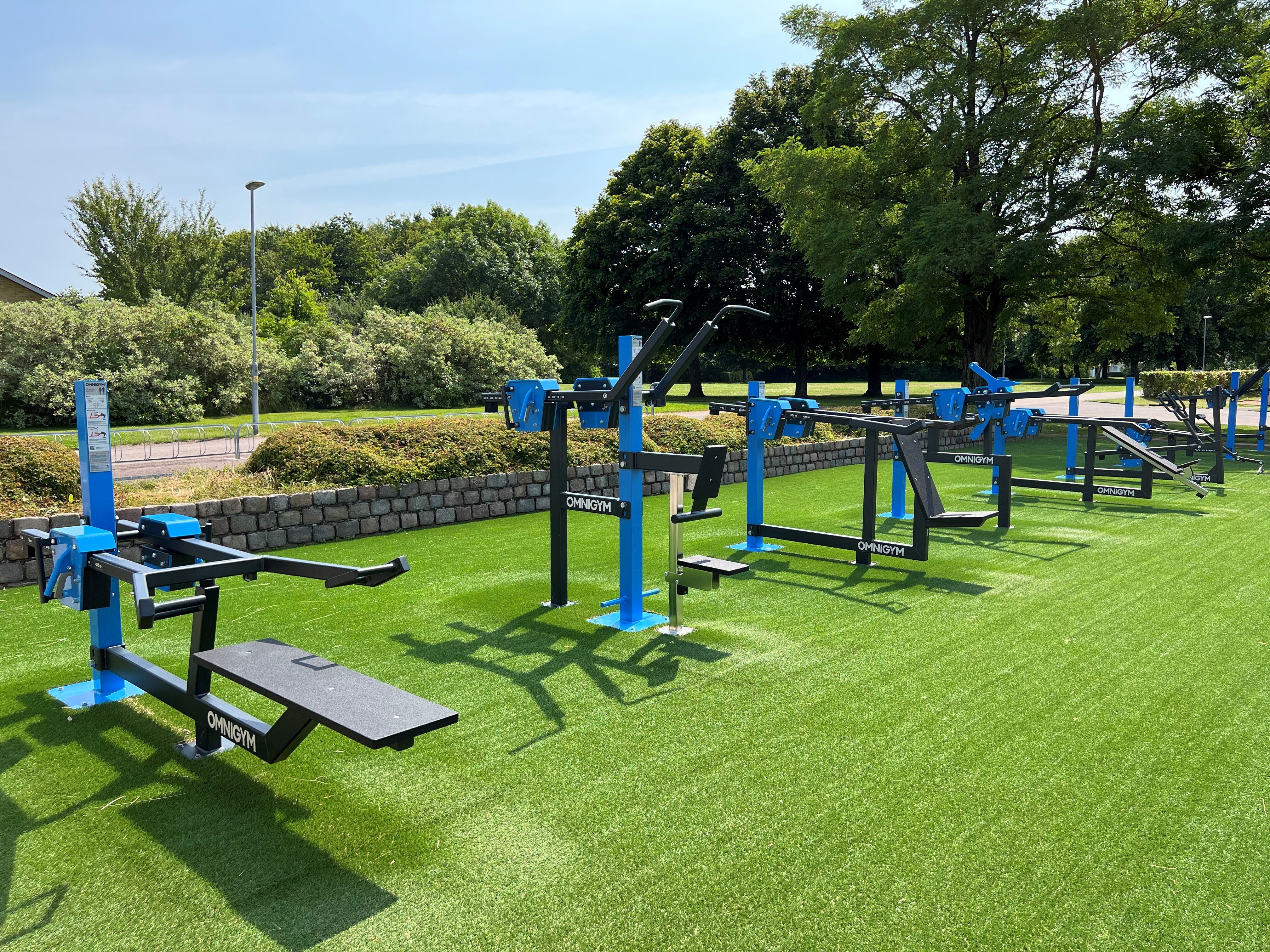 Utegym som lyfter mindre kommuner