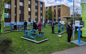 Omnigyms utegym samlar människor och bidrar till förbättrad hälsa och trygghet. 